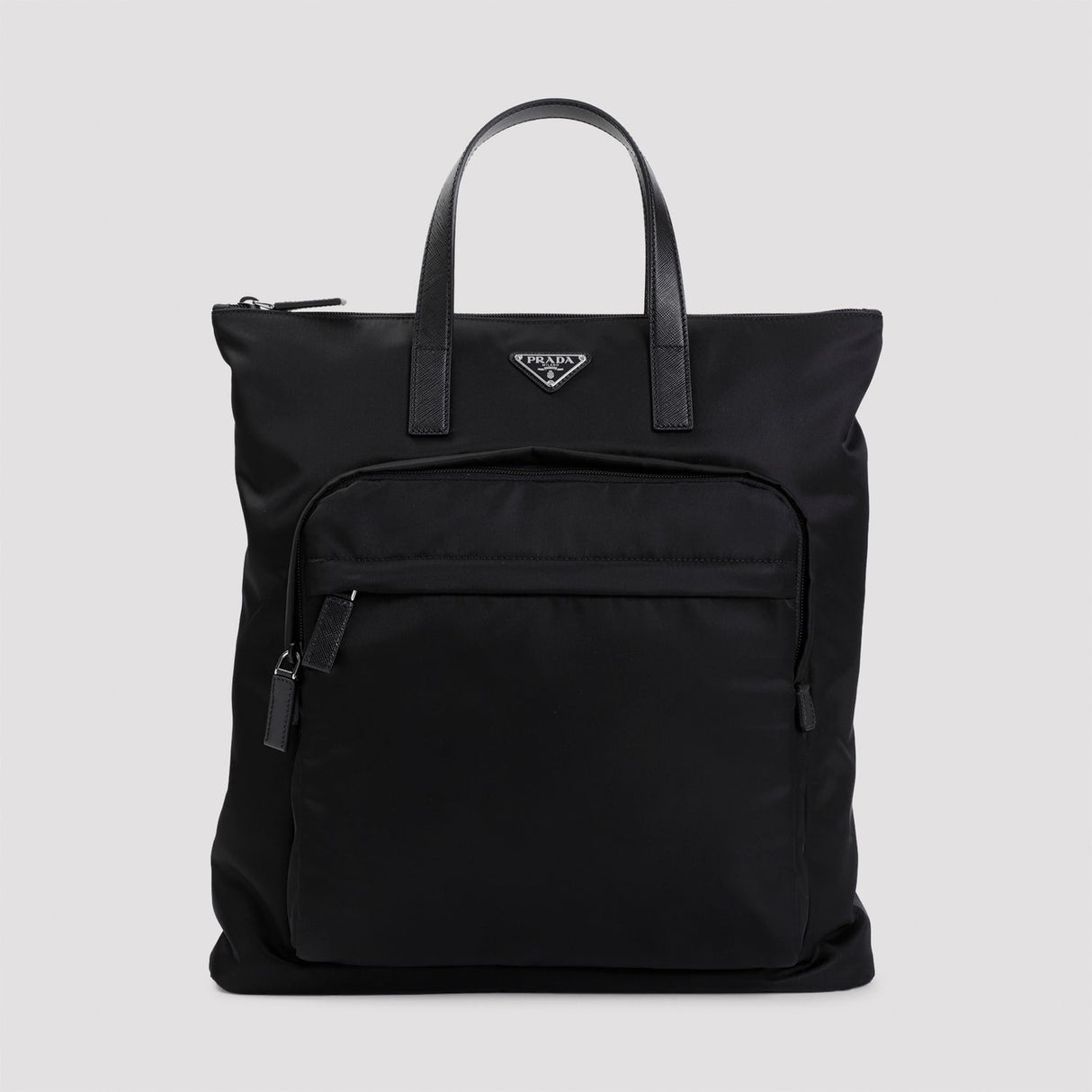 PRADA Logo Detail Re-Nylon Mini Backpack - 38x42x10 cm