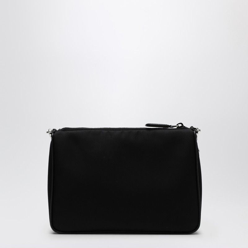 PRADA Mini Cross-Body Handbag in Recycled Nylon and Leather