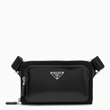 PRADA Black Leather Shoulder Mini Handbag