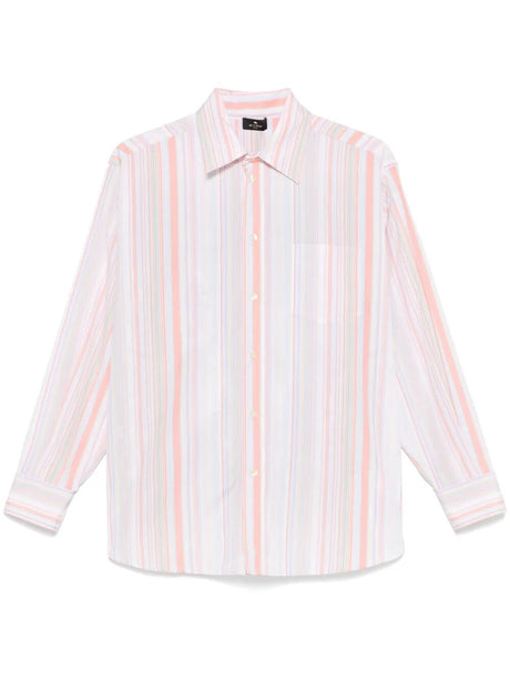 ETRO Loose Fit Striped Shirt for Men