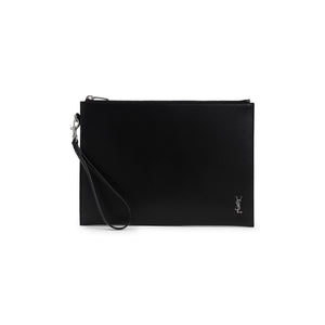 SAINT LAURENT Mini Leather iPad Holder - 29cm x 20cm x 2cm