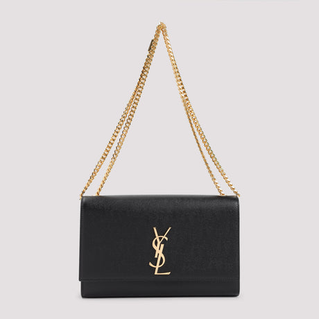 SAINT LAURENT Saffiano Leather Mini Shoulder Bag - 24cm x 15cm x 5cm