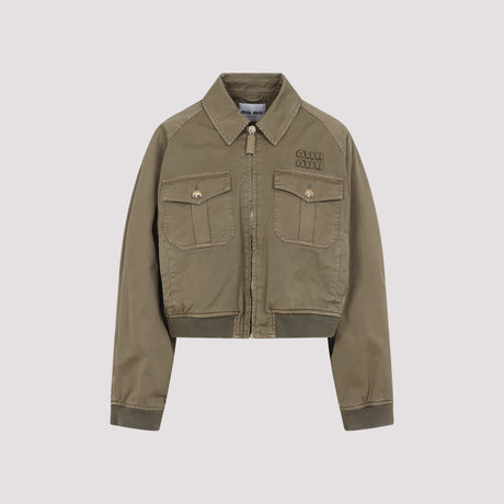 MIU MIU Men's Cotton Outer Jacket - SS25 Collection