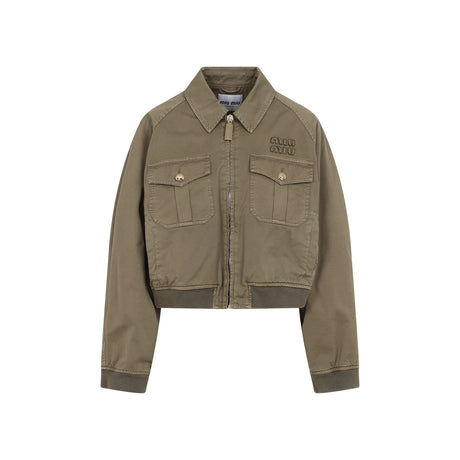 MIU MIU Men's Cotton Outer Jacket - SS25 Collection