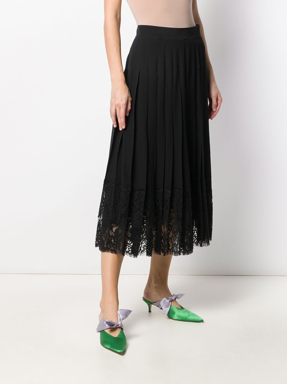 DOLCE & GABBANA High Rise Flared Midi Skirt for Men