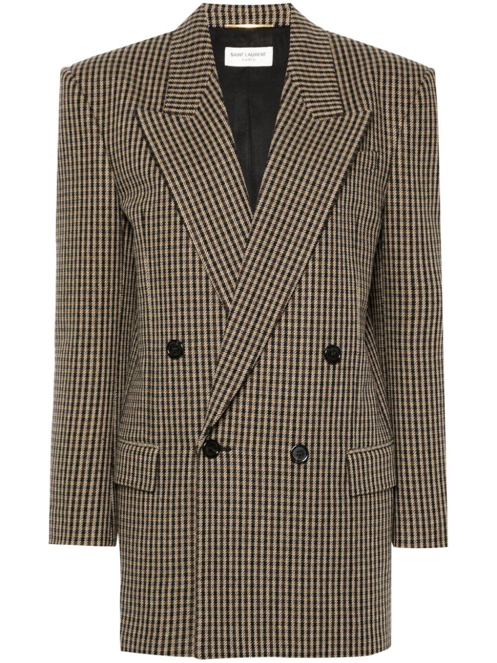 SAINT LAURENT PARIS Oversized Wool Blazer for Men