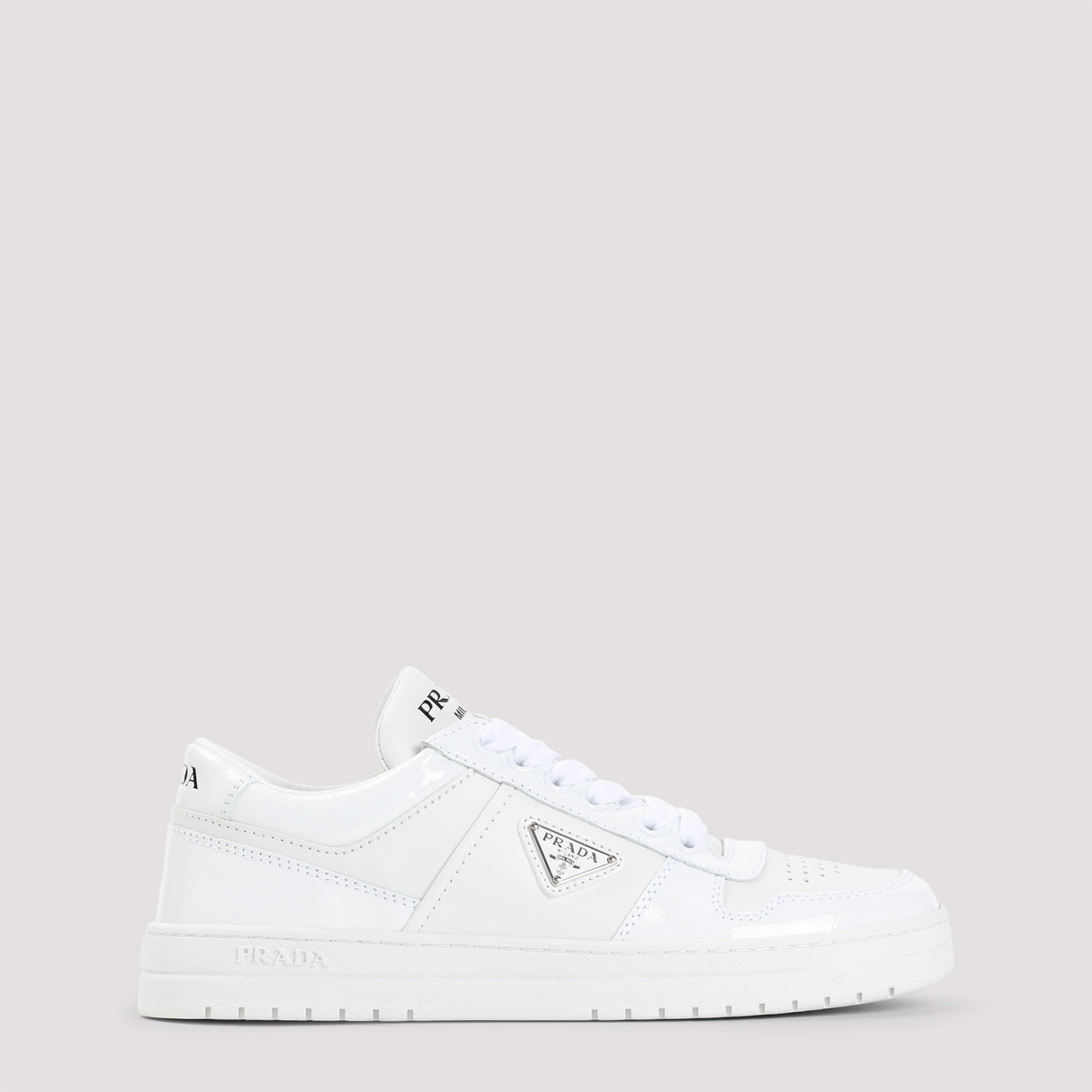 PRADA Downtown Leather Sneakers