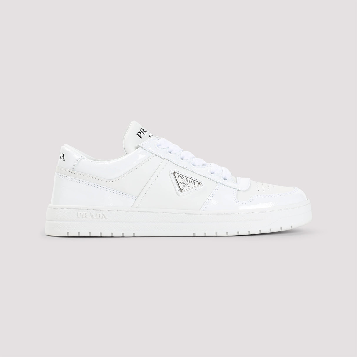 PRADA Downtown Leather Sneakers