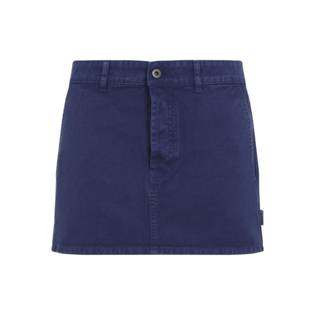 MIU MIU Chic Cotton Mini Skirt for SS25