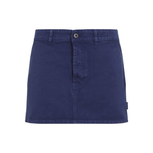 MIU MIU Chic Cotton Mini Skirt for SS25