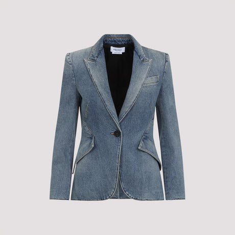 ALEXANDER MCQUEEN One Button Mini Jacket