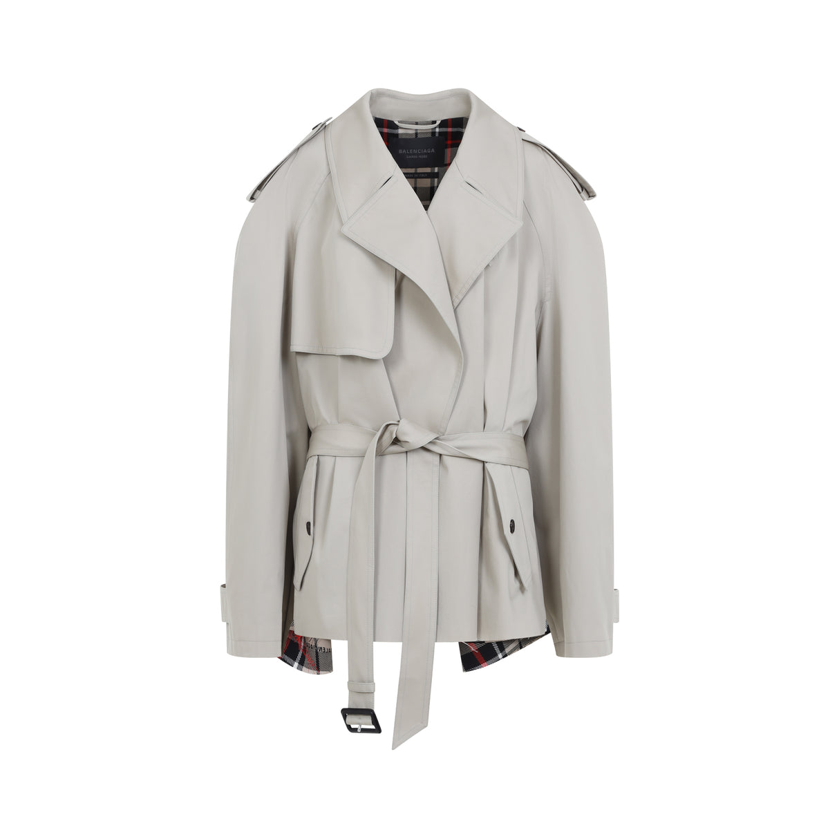 BALENCIAGA Cropped Trench Coat