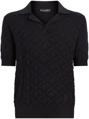 DOLCE & GABBANA Classic Knit Polo Shirt for Women