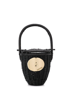 PATOU Raffia Mini Tote Bag for Men