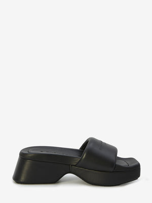 ALEXANDER WANG Leather Float Flat Sandals for Women