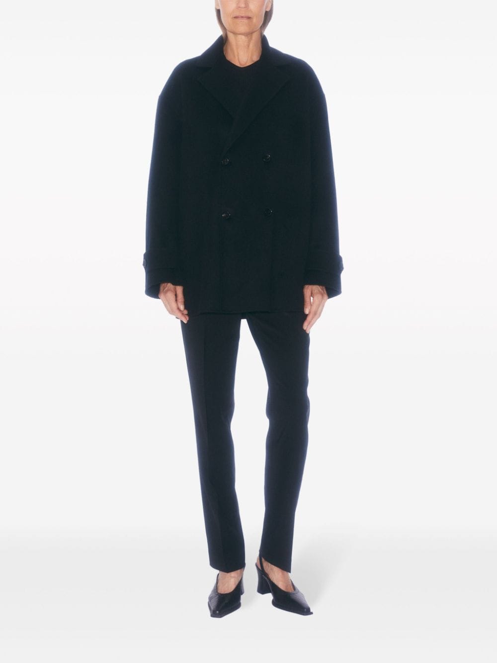 FILIPPA K Double-Breasted Wool-Cashmere Blend Jacket