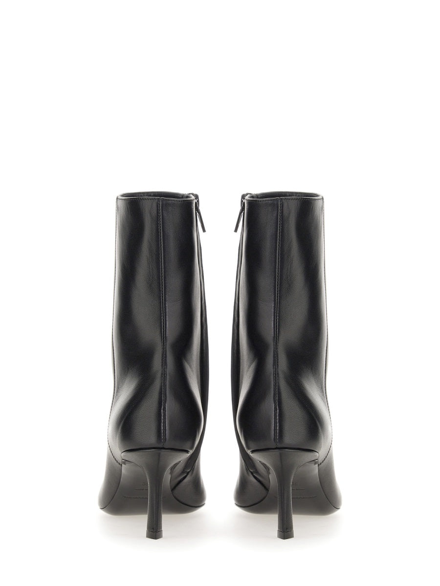 ALEXANDER WANG Chic Logo Leather Boots for Women