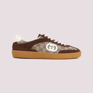 GUCCI Men's Luxury Suede Sneakers