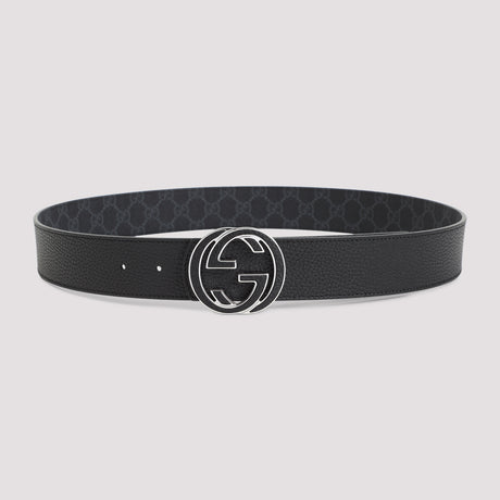 GUCCI Premium Grained Leather Belt - 4cm