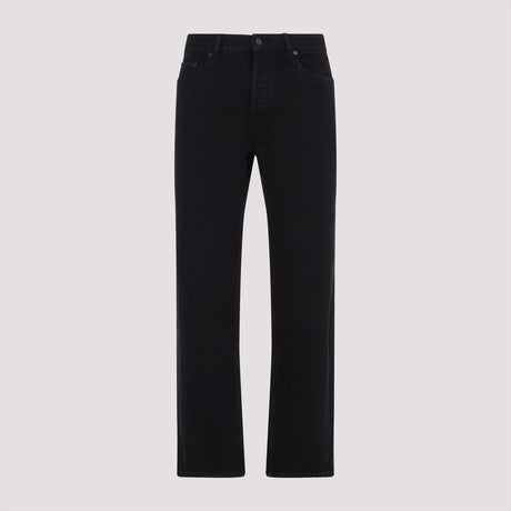 SAINT LAURENT Men's Straight Fit Cotton Pants