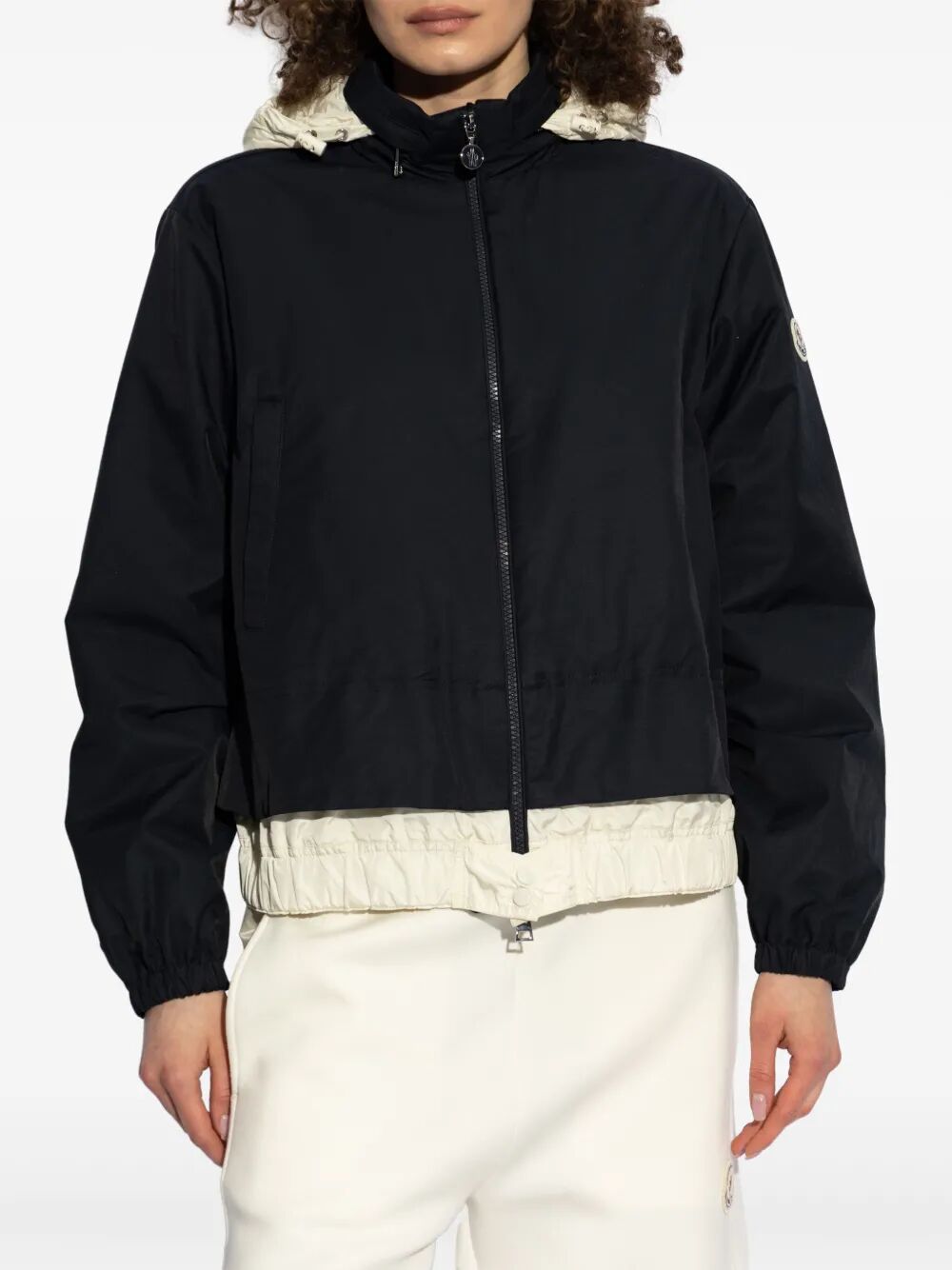 MONCLER Men's Mini Hooded Twill Short Down Jacket