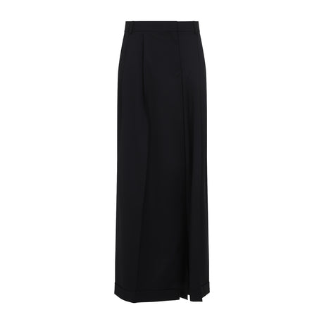 MOSCHINO Men's Long Wool Skirt - SS25 Collection