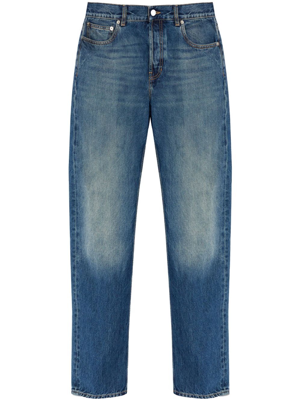 ALEXANDER MCQUEEN Stonewash Straight Leg Jeans for Women