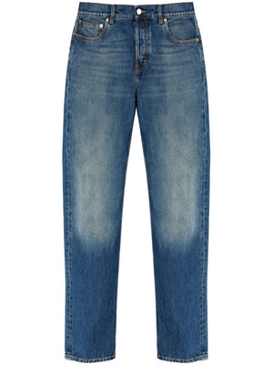 ALEXANDER MCQUEEN Stonewash Straight Leg Jeans for Women