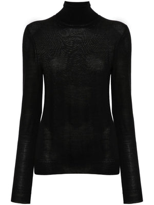 SAINT LAURENT PARIS Men's Wool Turtleneck Sweater - Loose Fit