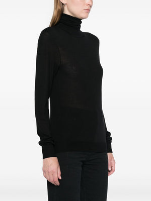 SAINT LAURENT PARIS Men's Wool Turtleneck Sweater - Loose Fit