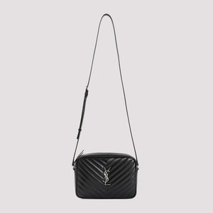 SAINT LAURENT Matelassé Leather Mini Shoulder Handbag - 22.5cm x 15cm x 6cm