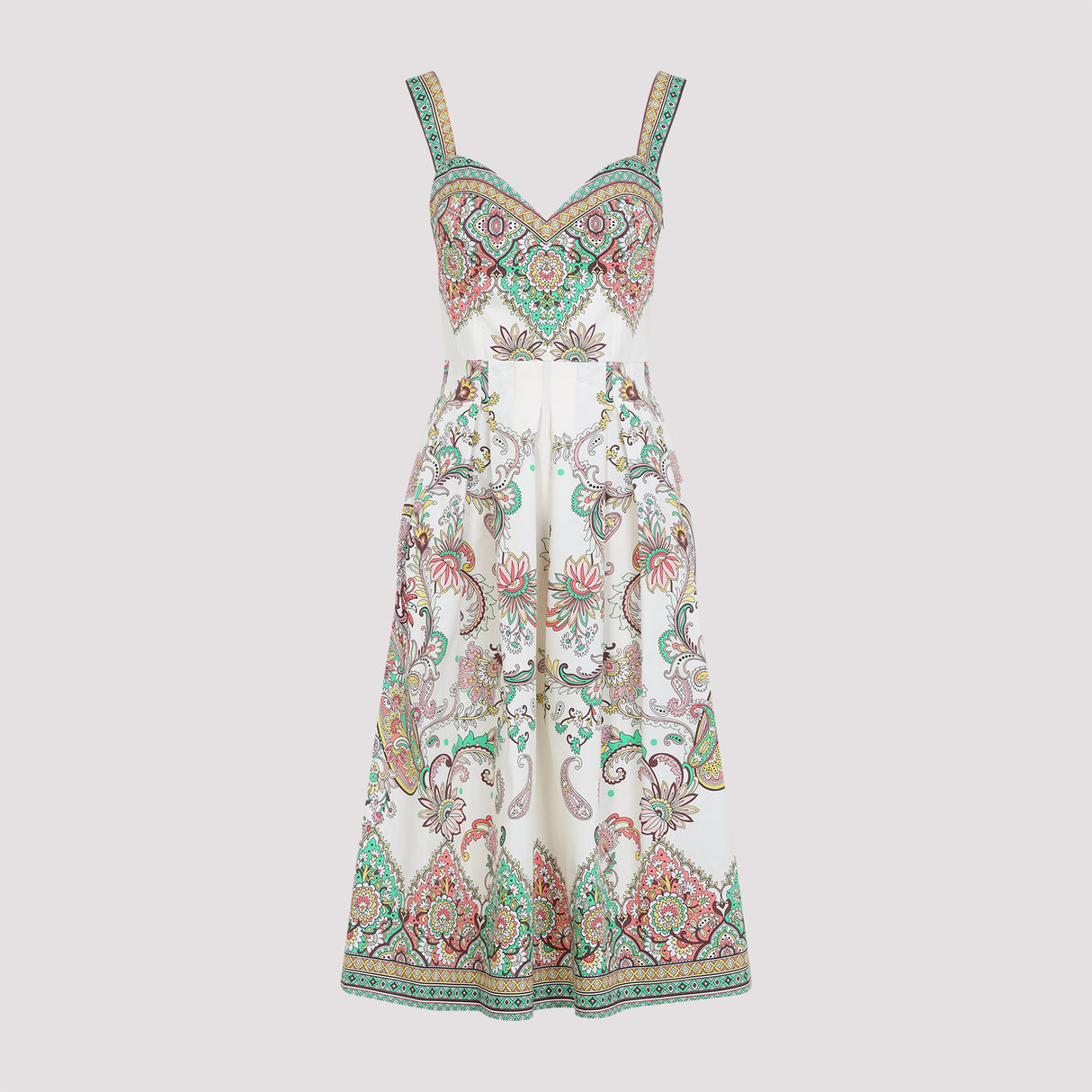 ETRO Cotton Bralette Midi Dress