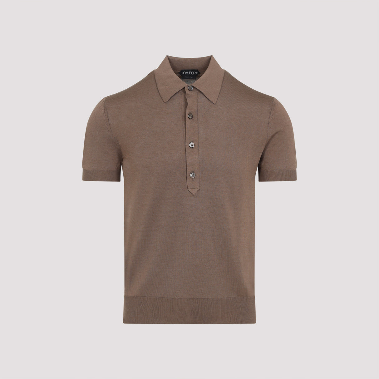 TOM FORD Silk Polo Shirt for SS25