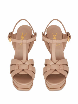 SAINT LAURENT Women's Platform Sandals - Tribute Style