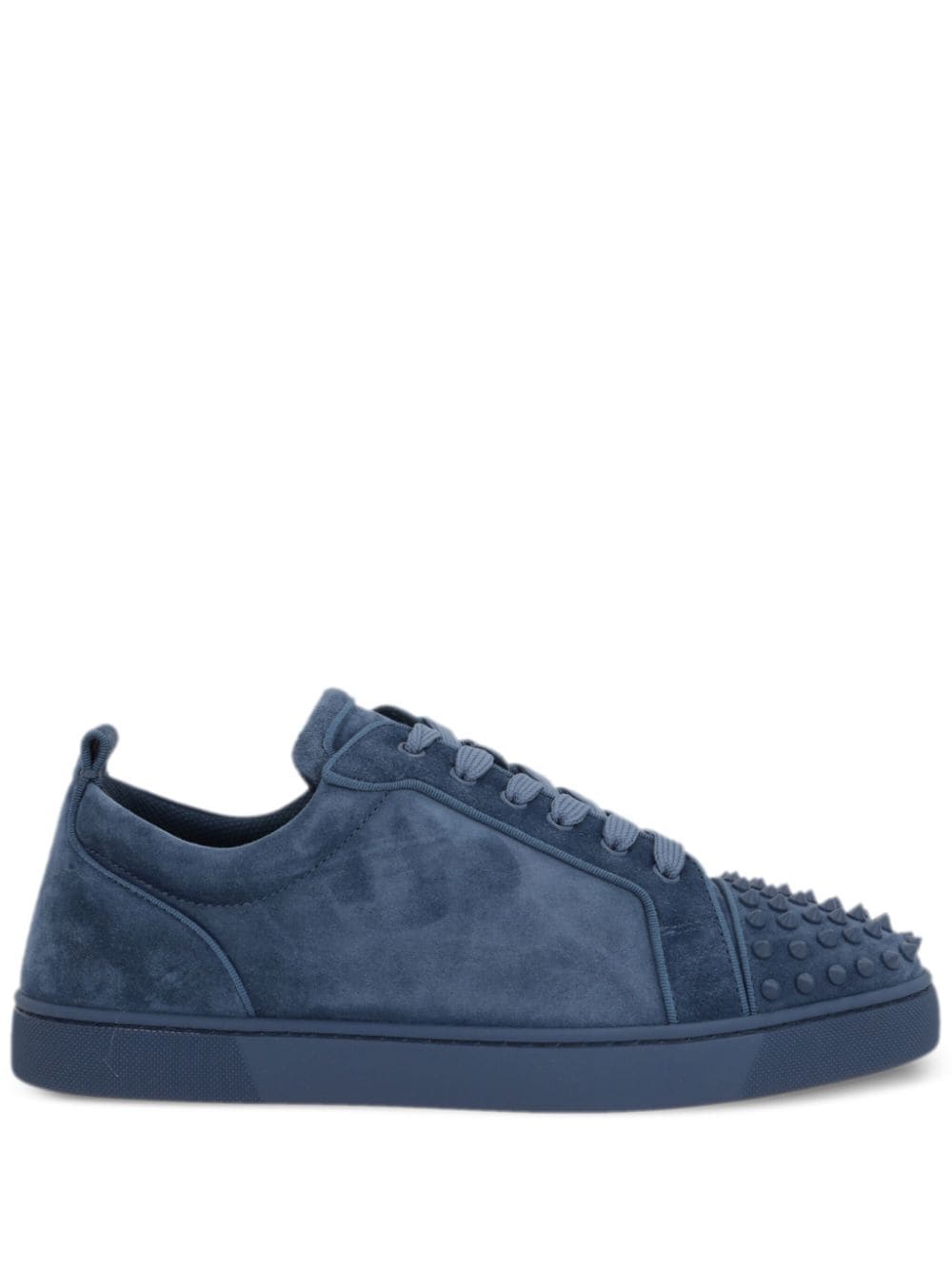 CHRISTIAN LOUBOUTIN Men's Spiked Leather Lace-Up Sneakers