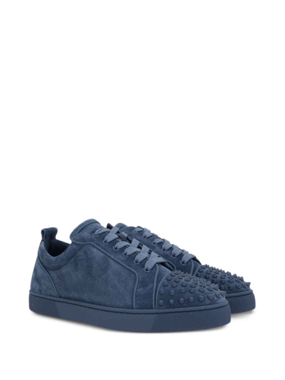 CHRISTIAN LOUBOUTIN Men's Spiked Leather Lace-Up Sneakers