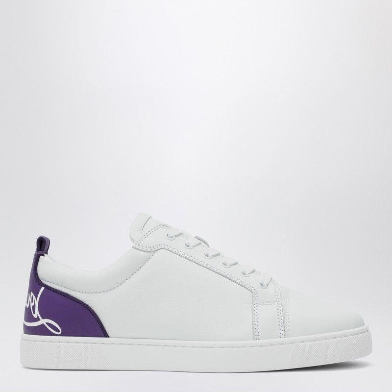 CHRISTIAN LOUBOUTIN Low Top Leather Sneakers - Fun Louis Junior