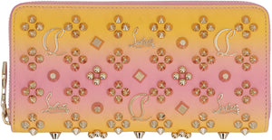 CHRISTIAN LOUBOUTIN Mini Leather Wallet with Decorative Studs