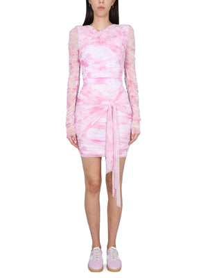 MSGM Elegant Women's Mini Dress with Concealed Zipper Closure