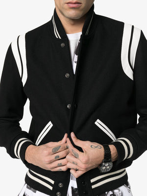 SAINT LAURENT Teddy Bomber Jacket - Regular Fit