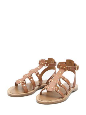 CELINE Lympia Calfskin Gladiator Sandal