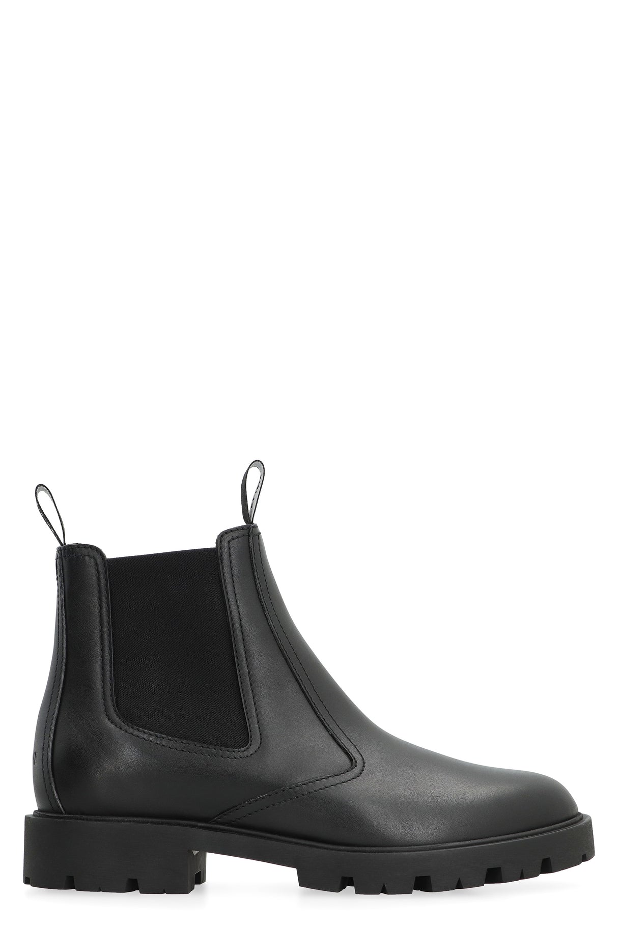 CELINE Leather Chelsea Boots with Shearling Lining - FW24