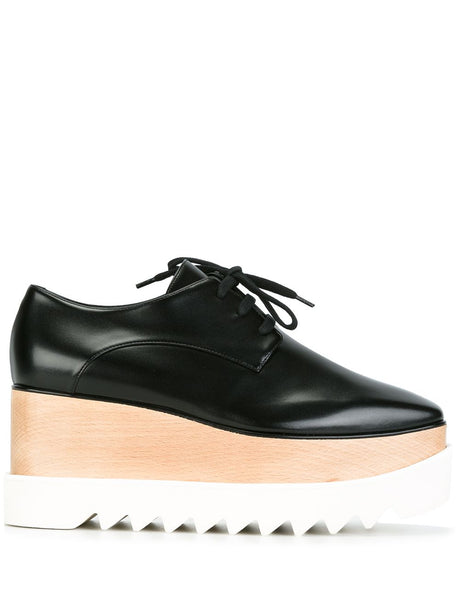 STELLA MCCARTNEY Luxe Lace-Up Platform Shoes