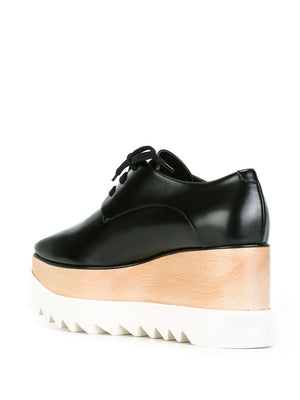 STELLA MCCARTNEY Luxe Lace-Up Platform Shoes