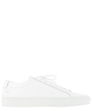 COMMON PROJECTS White Leather Low Top Sneakers for Women - 2.5cm Height