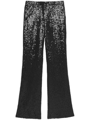 MSGM Chic Women's Black Trousers for FW24