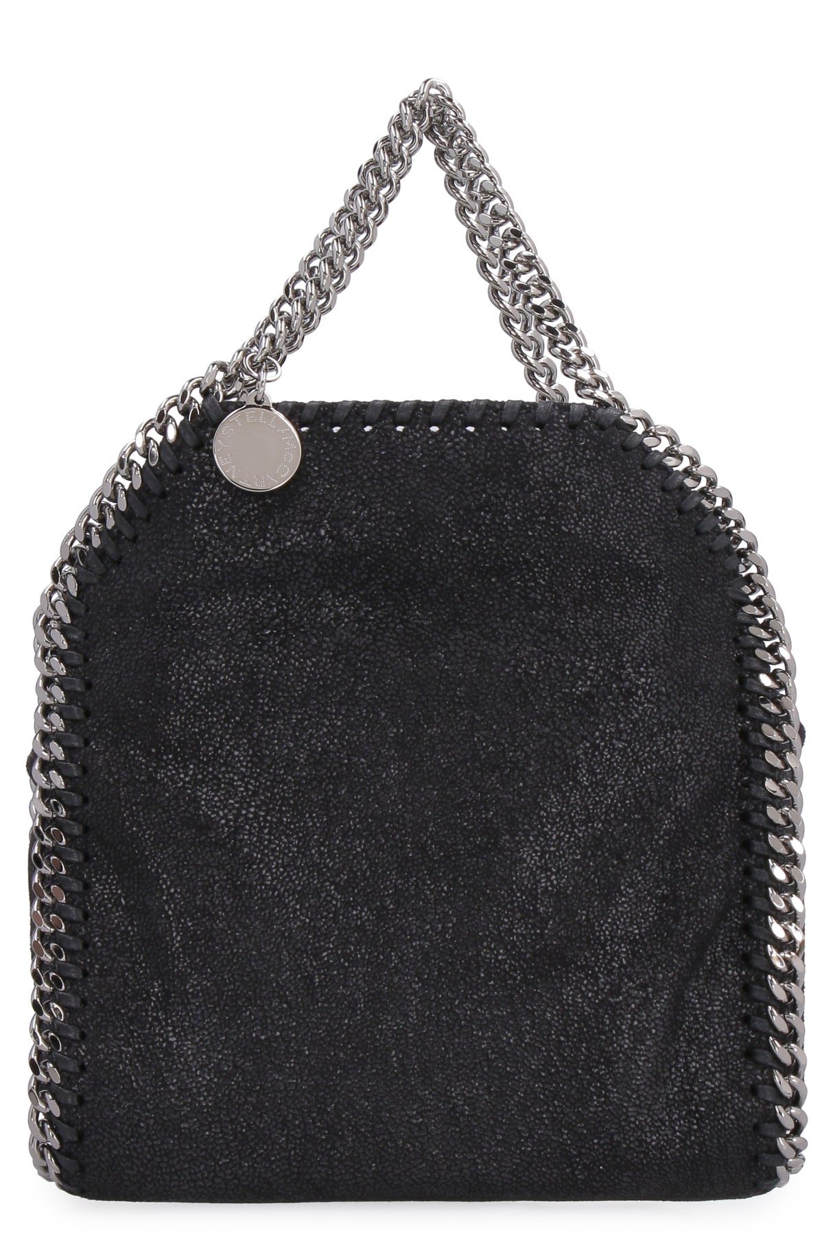 STELLA MCCARTNEY FAUX LEATHER TINY FALABELLA ハンドバッグ - ブラウン