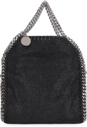 STELLA MCCARTNEY FAUX LEATHER TINY FALABELLA ハンドバッグ - ブラウン