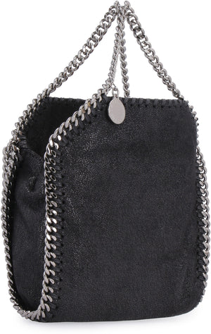 STELLA MCCARTNEY FAUX LEATHER TINY FALABELLA ハンドバッグ - ブラウン