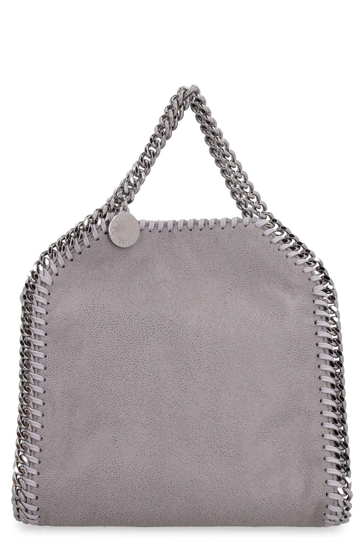 STELLA MCCARTNEY FAUX LEATHER TINY FALABELLA ハンドバッグ - ブラウン